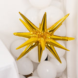 Elevate Your Event Decor with Metallic Gold Starburst Foil Balloons